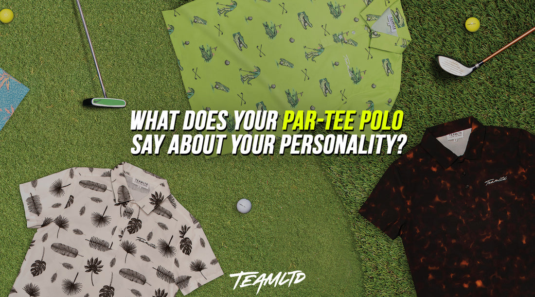 Uncover the unique personality behind each of our 9 Par-Tee Polos and find the perfect style to elevate your golf game