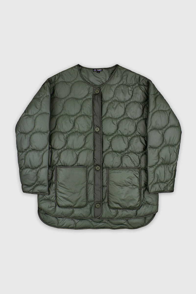 Quilted Jacket Green | Lightweight Warmth | TEAMLTD