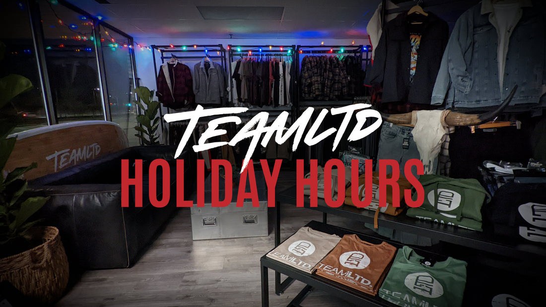 TEAMLTD HQ Holiday Hours