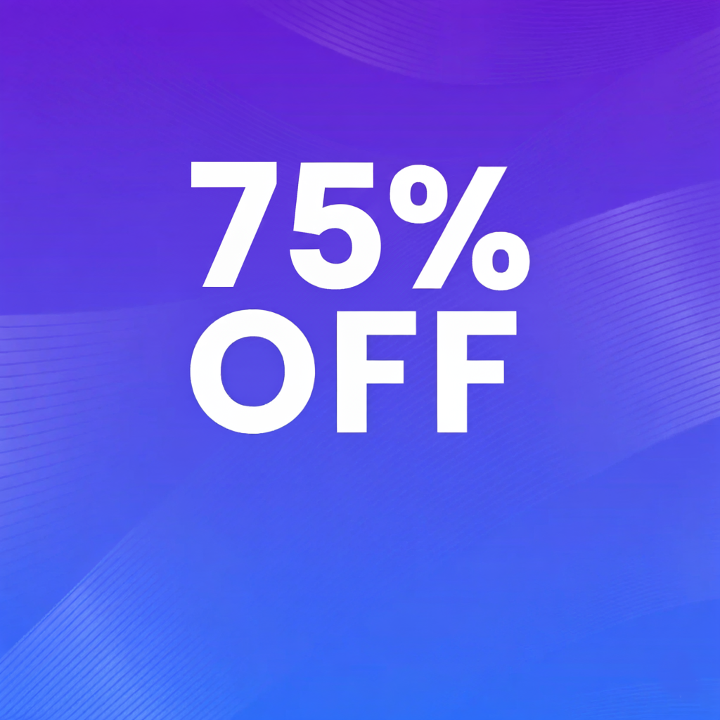 75% OFF