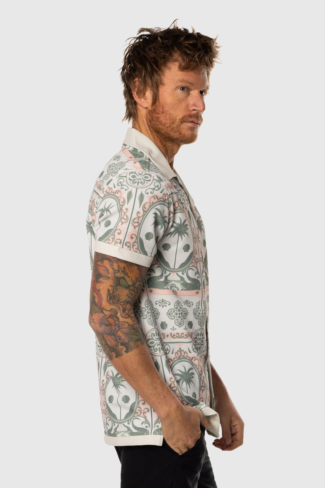 Beach Club Button Up