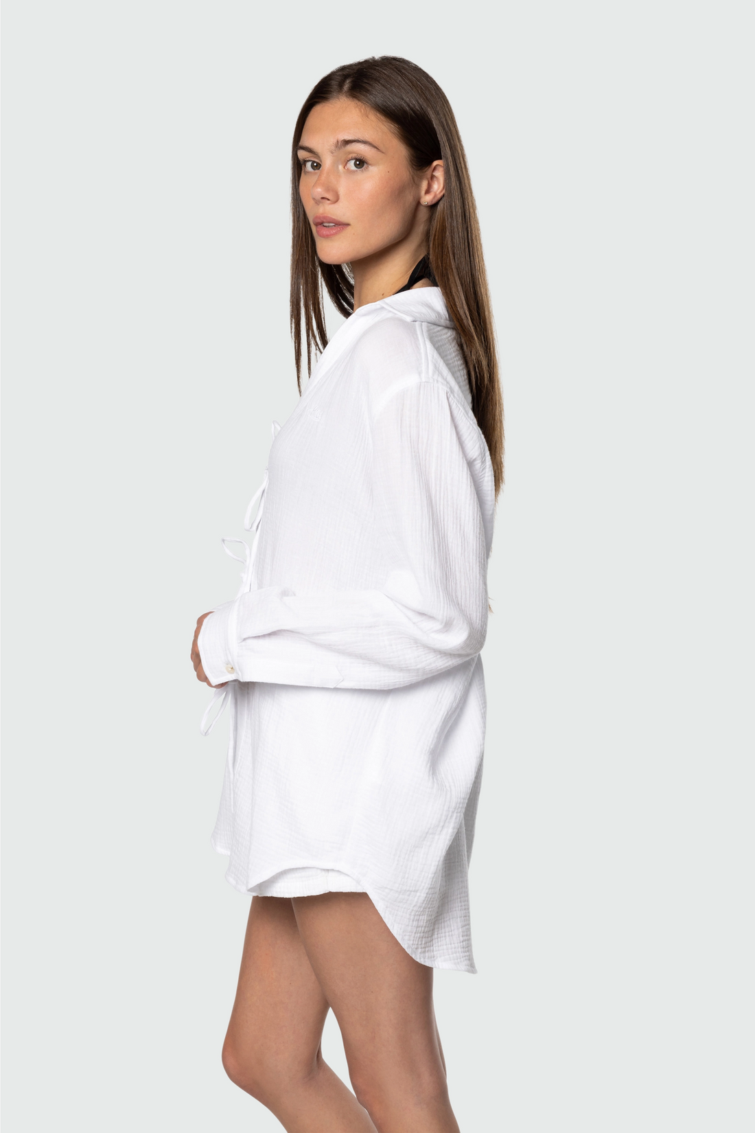 Breeze Tie Front Long Sleeve