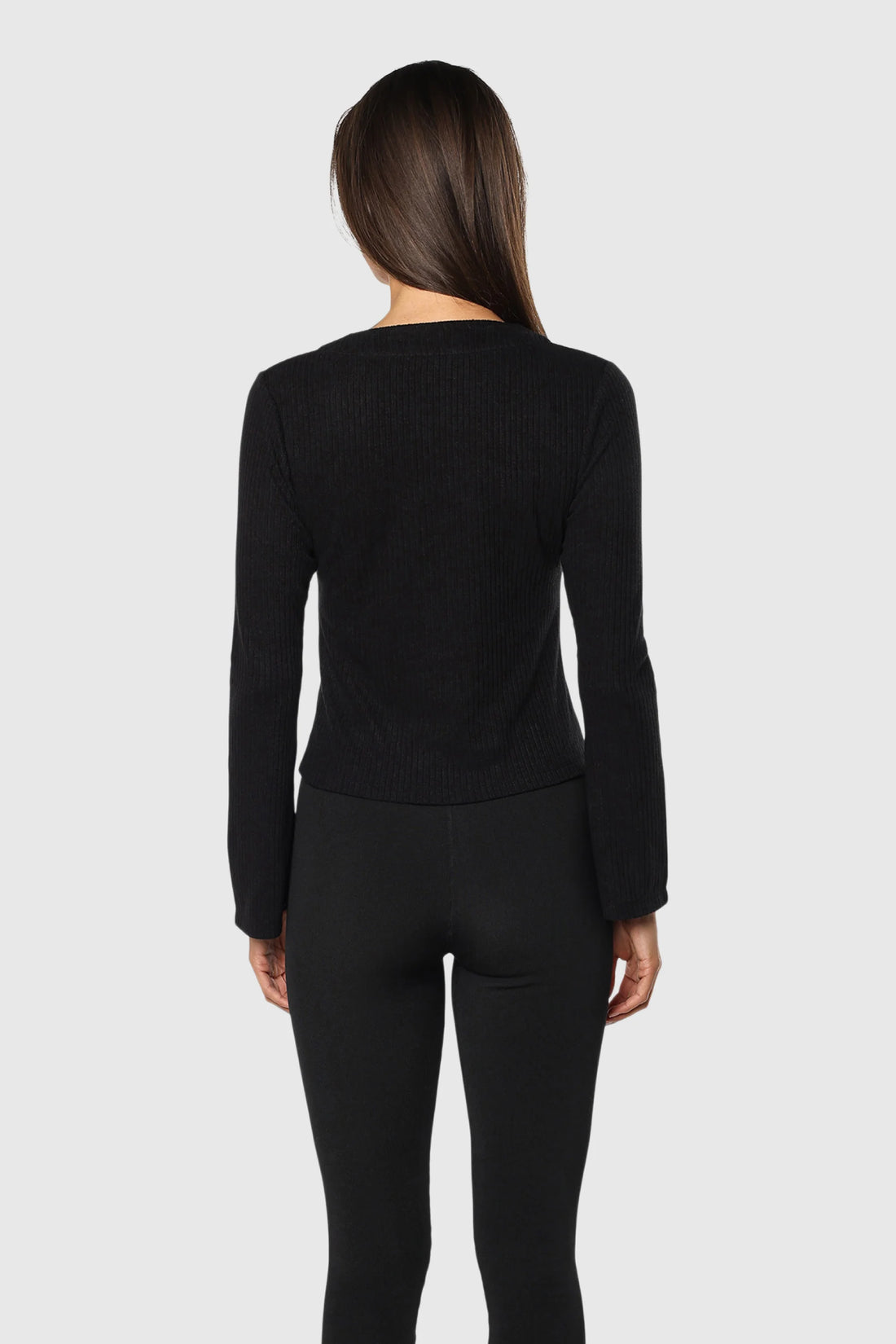 Tie Front Long Sleeve