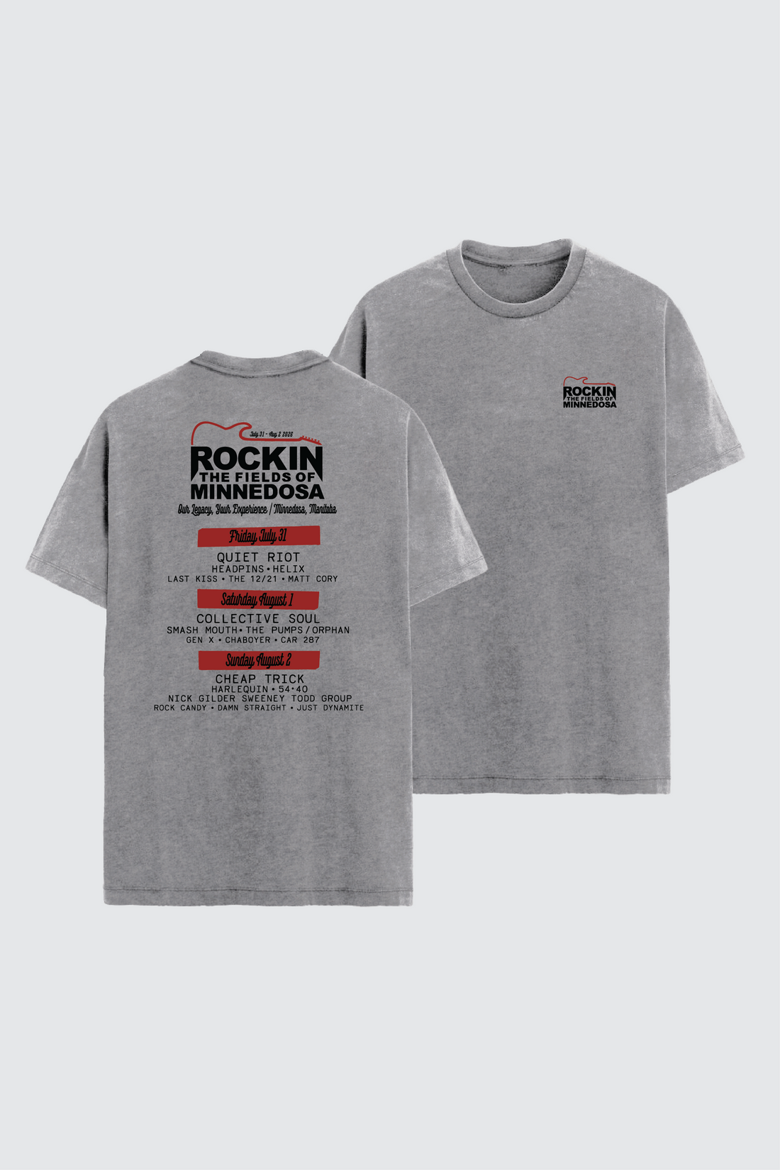 RFM 2026 Lineup Tee - Grey