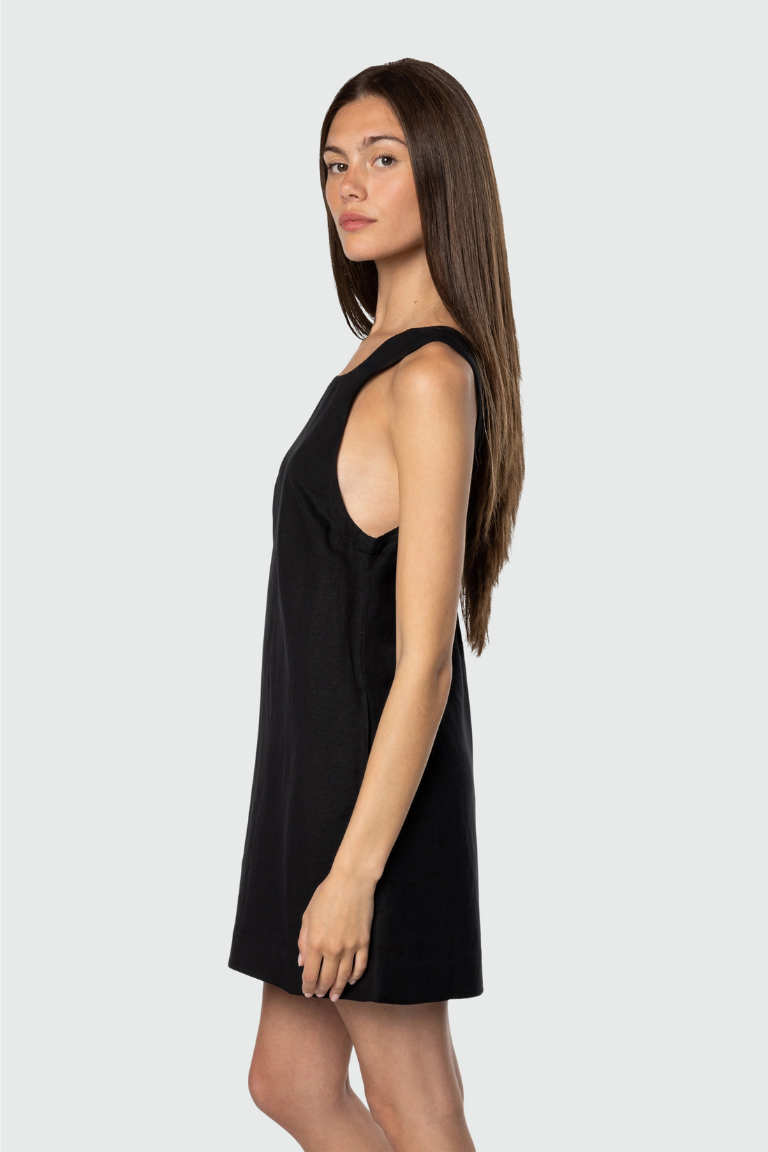 Scoop Back Mini Dress Scoop Back Mini Dress