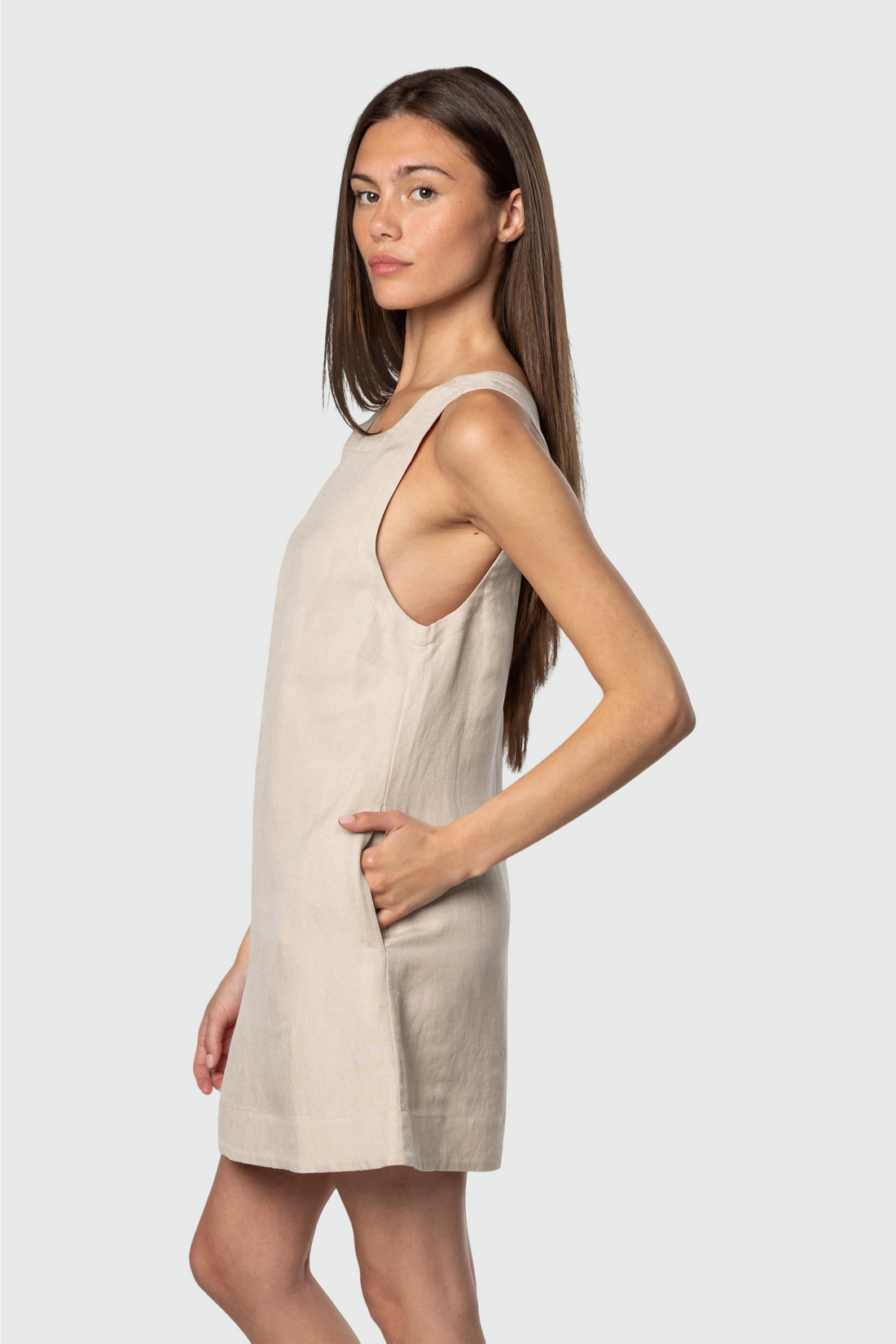 Scoop Back Mini Dress