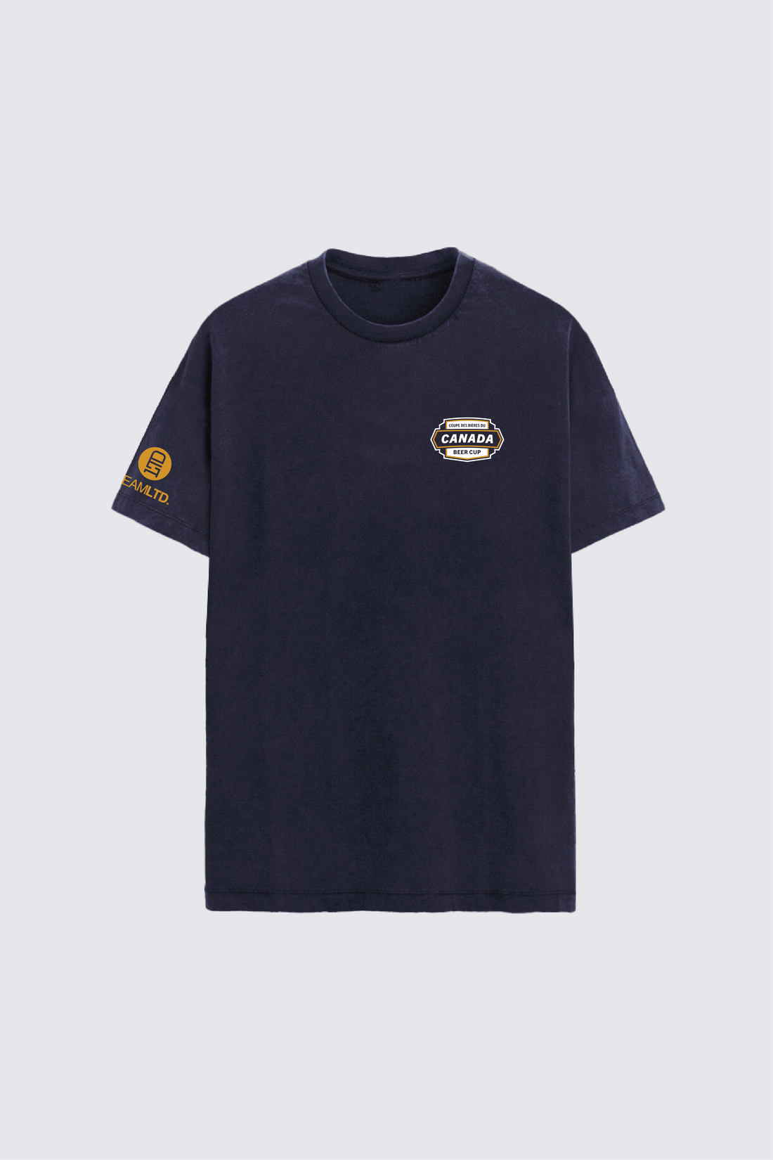 Canada Beer Cup Tee - Navy - Front