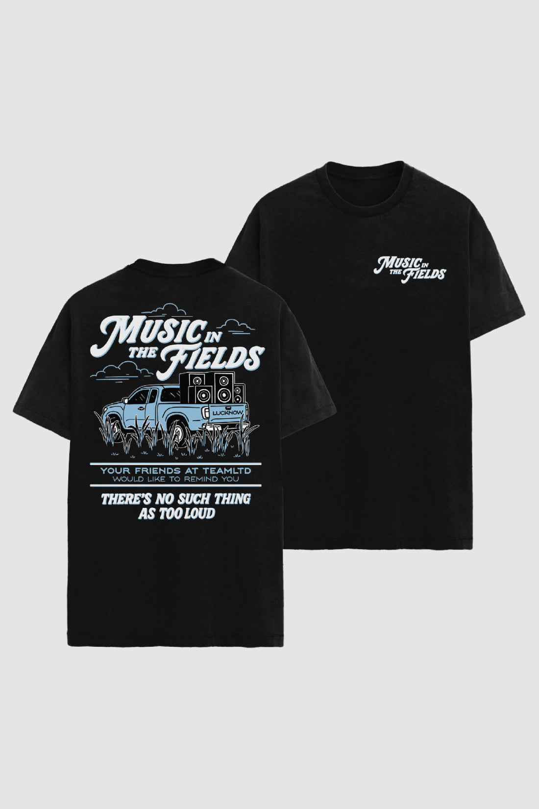 Lucknow x TEAMLTD Tee - Black