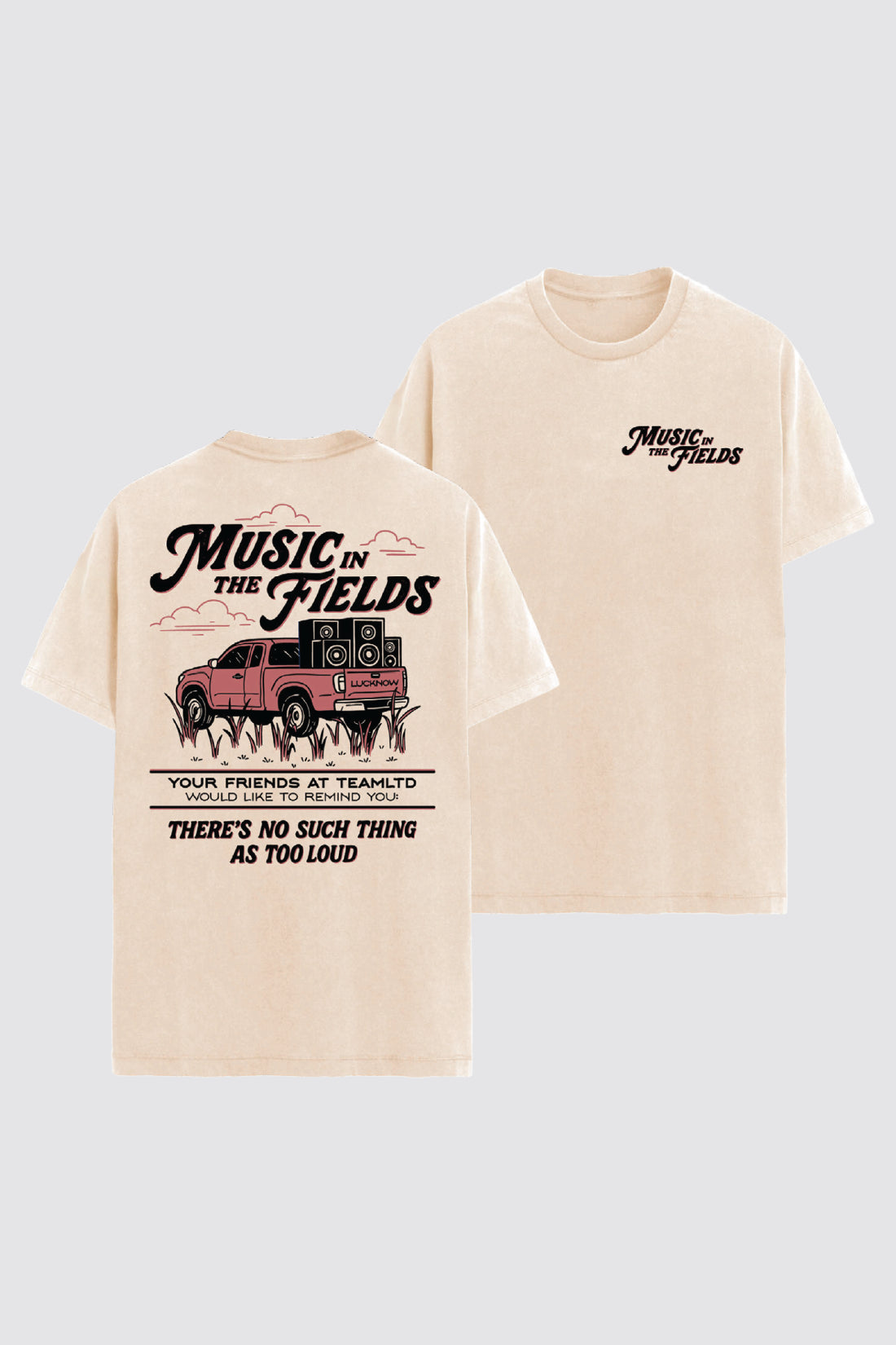 Lucknow x TEAMLTD Tee - Cream