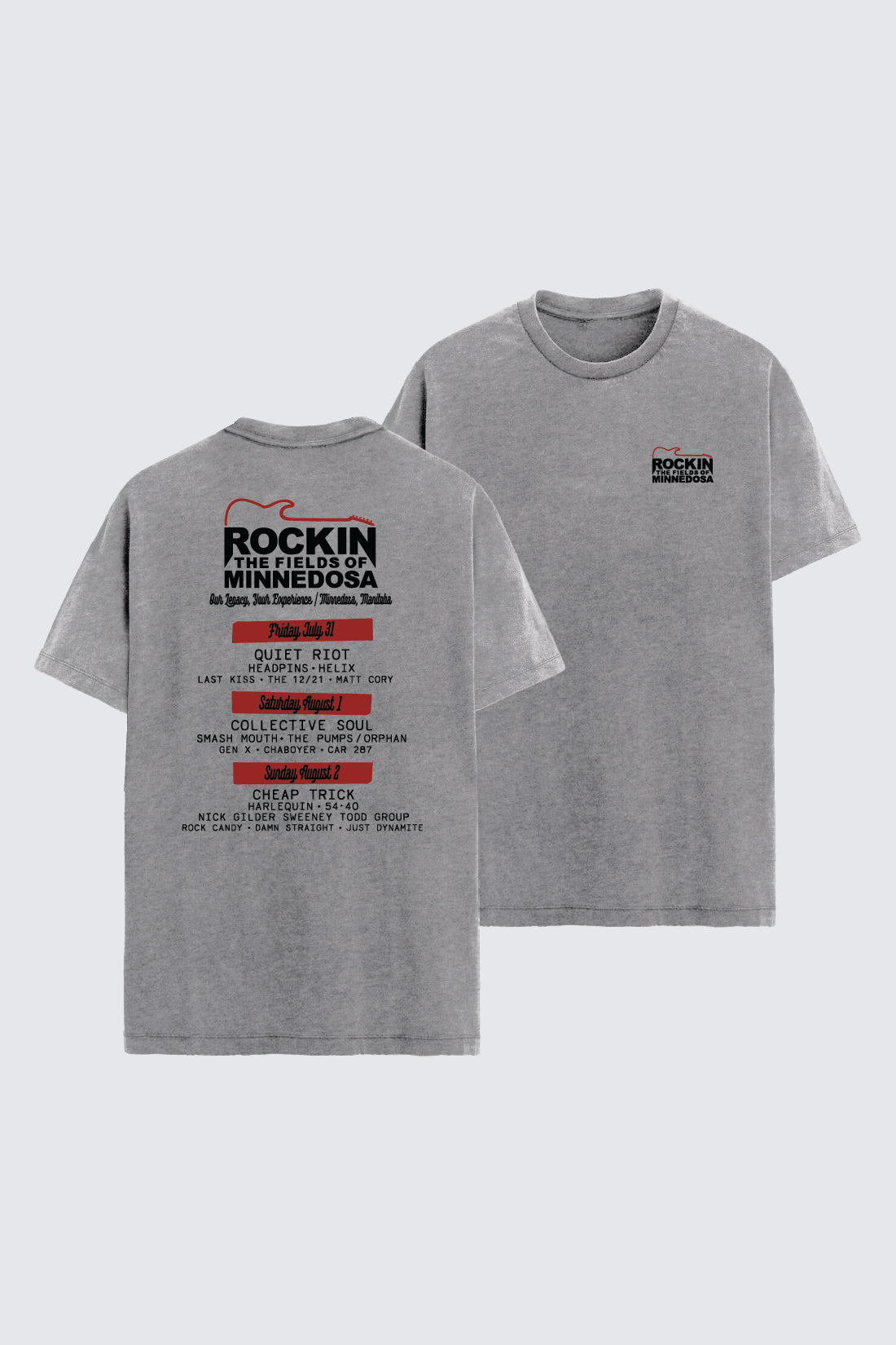 RFM 2026 Lineup Tee - Grey
