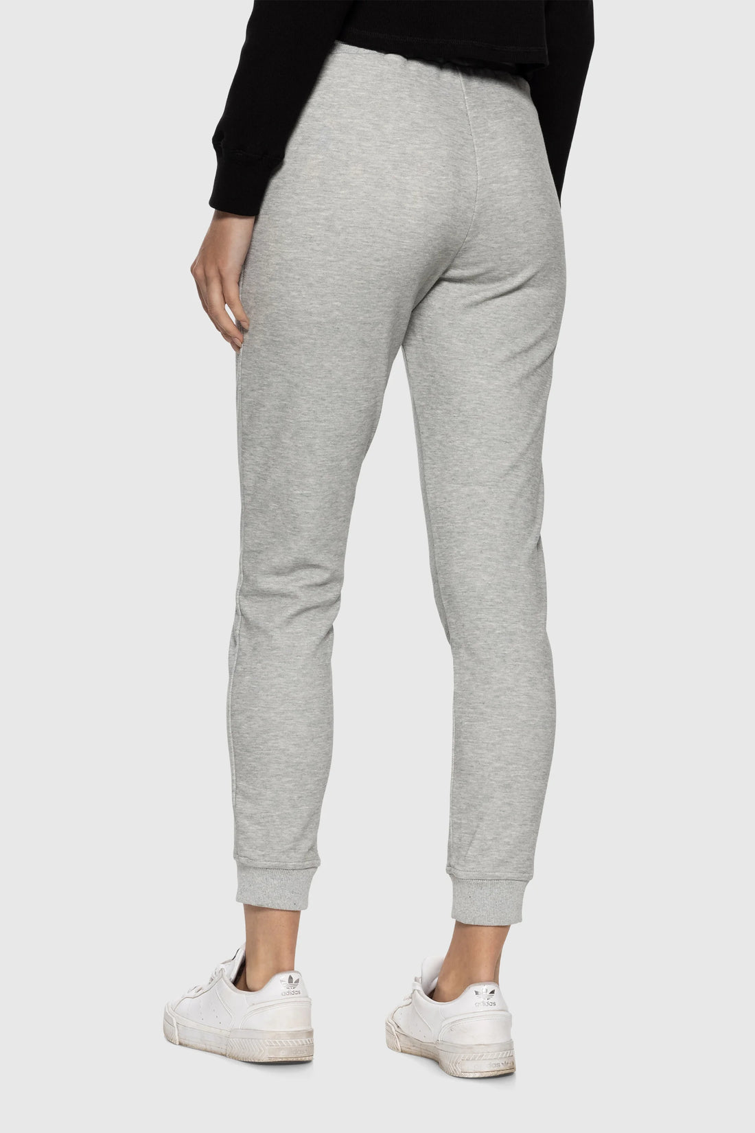 Adidas womens joggers grey sales