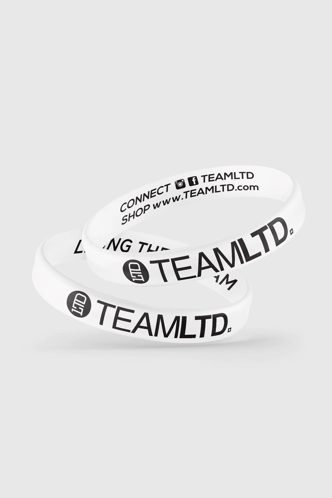 White 2025 rubber bracelet